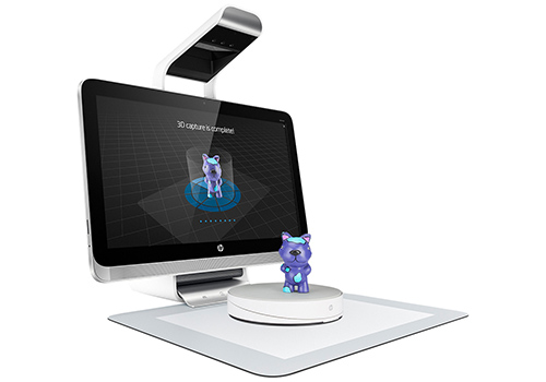 HP Sprout scanning teddy