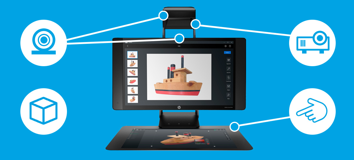 HP Sprout illustration