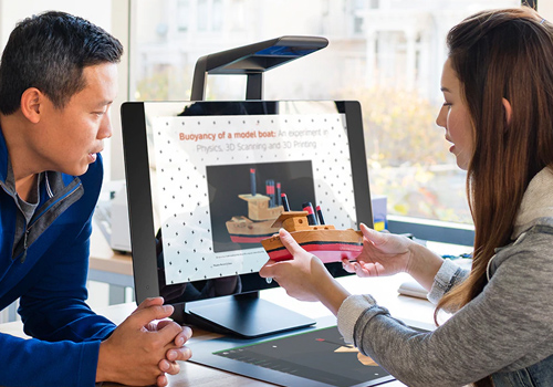 HP Sprout being used to design a boat