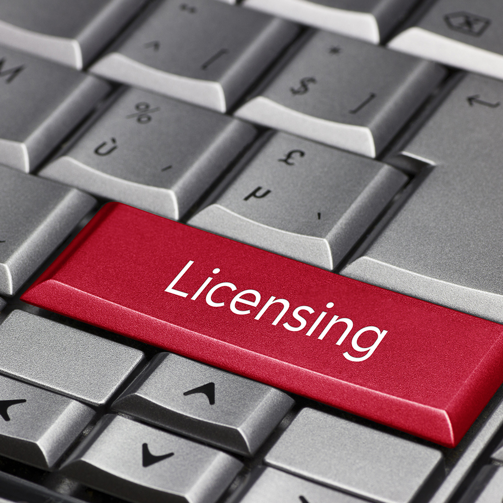 Image depicting the deploy button on software licensing