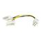 StarTech.com 6in LP4 to 6 Pin PCI Express Video Card Power Cable Adapter