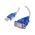 C2G .45m USB to DB9 Serial Adapter Cable