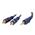 C2G .5m Velocity™ One 3.5mm Stereo Male to Two RCA Male Y-Cable