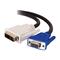 C2G 2m DVI-A Male to HD15 VGA Female Analogue Video Extension Cable