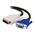 C2G 2m DVI-A Male to HD15 VGA Female Analogue Video Extension Cable