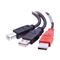 C2G 2m USB 2.0 One B Male to Two A Male Y-Cable