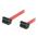 C2G 1m 90° to 90° 7-pin 1-Device Serial ATA Cable