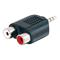 C2G 3.5mm Stereo Male to Dual RCA Female Audio Adapter