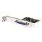 StarTech.com 1 Port PCI Express Dual Profile Parallel Adapter Card -  SPP/EPP/ECP