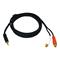 C2G 2m Value Series™ One 3.5mm Stereo Male To Two RCA Stereo Female Y-Cable