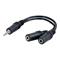 C2G .15m Value Seriesâ„¢ One 3.5mm Stereo Male To Two 3.5mm Stereo Female Y-Cable