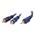 C2G 7m Velocity™ One 3.5mm Stereo Male to Two RCA Male Y-Cable