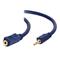 C2G .5m Velocity™ 3.5mm M/F Stereo Audio Extension Cable