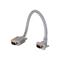 C2G 2m Premium Shielded HD15 SXGA M/M Monitor Cable with 90° Up Angled Male Connector