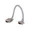 C2G 3m Premium Shielded HD15 SXGA M/F Monitor Extension Cable with 90° Up Angled Male Connector