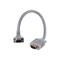 C2G .5m Premium Shielded HD15 SXGA M/M Monitor Cable with 90° Down Angled Male Connector