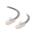 C2G .5m Cat5E 350 MHz Crossover Patch Cable - Grey