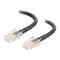 C2G .5m Cat5E 350 MHz Crossover Patch Cable - Black