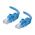 C2G 5m Cat6 550 MHz Snagless Crossover Cable - Blue