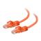 C2G 1.5m Cat6 550 MHz Snagless Patch Cable - Orange