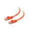 C2G .5m Cat5E 350 MHz Snagless Patch Cable - Orange