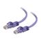 C2G 10m Cat6 550 MHz Snagless Patch Cable - Purple