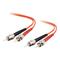 C2G 10m ST/ST LSZH Duplex 62.5/125 Multimode Fibre Patch Cable - Orange