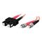 C2G 3m SC/ST LSZH Duplex 62.5/125 Multimode Fibre Patch Cable - Orange