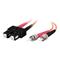 C2G 10m SC/ST LSZH Duplex 62.5/125 Multimode Fibre Patch Cable - Orange