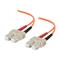 C2G 5m SC/SC LSZH Duplex 62.5/125 Multimode Fibre Patch Cable - Orange