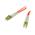C2G 1m LC/LC LSZH Duplex 62.5/125 Multimode Fibre Patch Cable - Orange