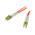 C2G 2m LC/LC LSZH Duplex 62.5/125 Multimode Fibre Patch Cable - Orange