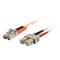 C2G 2m LC/SC LSZH Duplex 50/125 Multimode Fibre Patch Cable - Orange