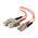 C2G 7m LC/SC LSZH Duplex 50/125 Multimode Fibre Patch Cable - Orange