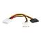 StarTech.com 6in LP4 to LP4 SATA Power Y Cable Adapter
