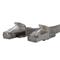 StarTech.com 10 ft Cat 6a Gray Shielded Molded 10 Gigabit RJ45 STP Cat6a Patch Cable