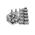 StarTech.com 100 Pkg M6 Mounting Screws and Cage Nuts for Server Rack Cabinet