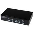 StarTech.com 4 Port High Resolution USB DVI Dual Link KVM Switch with Audio