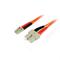 StarTech.com 3m Multimode 50/125 Duplex Fiber Patch Cable LC - SC