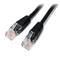 StarTech.com 15m Cat5e Black Molded RJ45 UTP Cat 5e Patch Cable