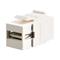 C2G Snap-In USB A/B Female Keystone Insert Module - White