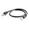 C2G 1.5m Cat6a Shielded Patch - Black