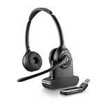 Poly Plantronics Savi W420A-M Duo/Stereo/Binaural Wireless USB Headset - Optimised for MS Lync