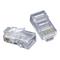 C2G RJ45 CAT5e 8x8 Modular Plugs for Flat Stranded Cable (50Pk)
