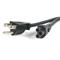 StarTech.com 3 ft Standard Laptop Power Cord -  NEMA 5-15P to C5