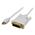 StarTech.com 6 ft Mini DisplayPort to DVI Active Adapter Converter Cable – 2560x1600 – White