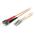 C2G 15m LC-ST 62.5/125 OM1 Duplex Multimode PVC Fibre Optic Cable (LSZH) - Orange