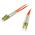 C2G 30m LC-LC 62.5/125 OM1 Duplex Multimode PVC Fibre Optic Cable (LSZH) - Orange