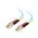 C2G 7m LC-LC 10Gb 50/125 OM3 Duplex Multimode PVC Fibre Optic Cable (LSZH) - Aqua