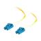C2G 10m LC-LC 9/125 OS1 Duplex Singlemode PVC Fibre Optic Cable (LSZH) - Yellow